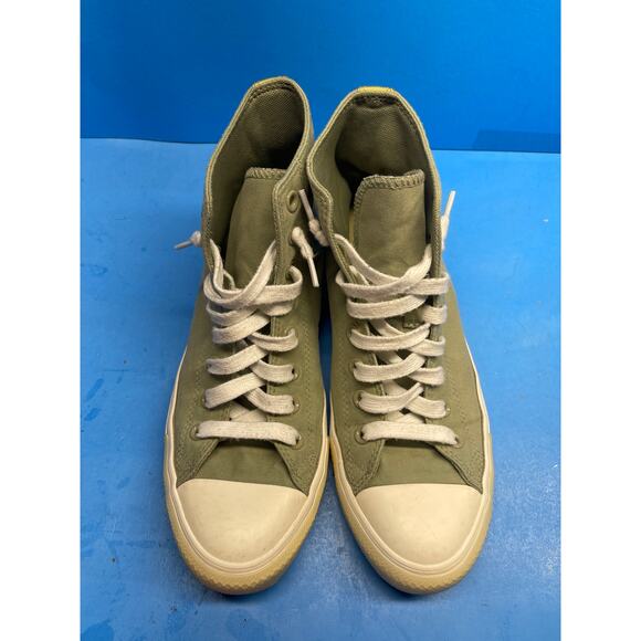 Converse Chuck Taylor All Star Women's Sz 8 Green High Top Athletic Shoes - Picture 13 of 14